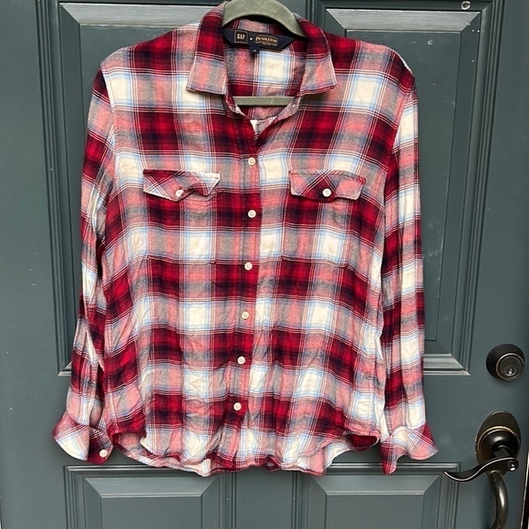 Pendleton Gap Flannel Button Down Shirt - Picture 1 of 8